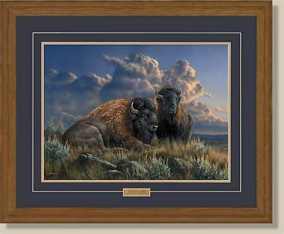 Distant Thunder-Bison by Rosemary Millette - Click Image to Close